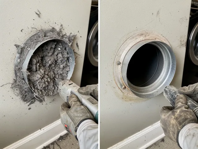 Professional clogged vent cleaning by Willimantic Dryer Vent Cleaning in Willimantic