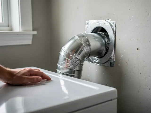 Willimantic Dryer Vent Cleaning expert performing professional dryer vent repair and installation in Willimantic