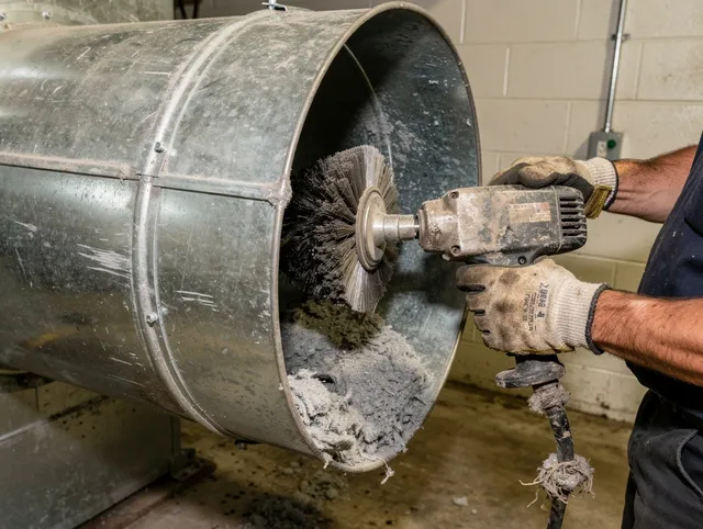 Industrial-grade dryer vent cleaning by Willimantic Dryer Vent Cleaning in Willimantic