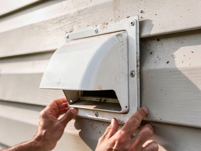 Willimantic Dryer Vent Cleaning technician delivering thorough residential dryer vent cleaning service in Willimantic